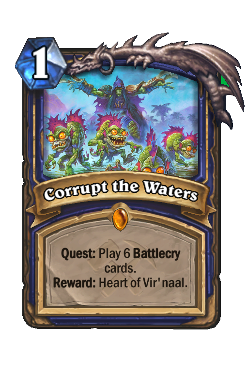 Corrupt the Waters Hearthstone kártya