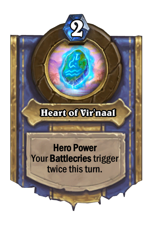 Heart of Vir'naal Hearthstone kártya