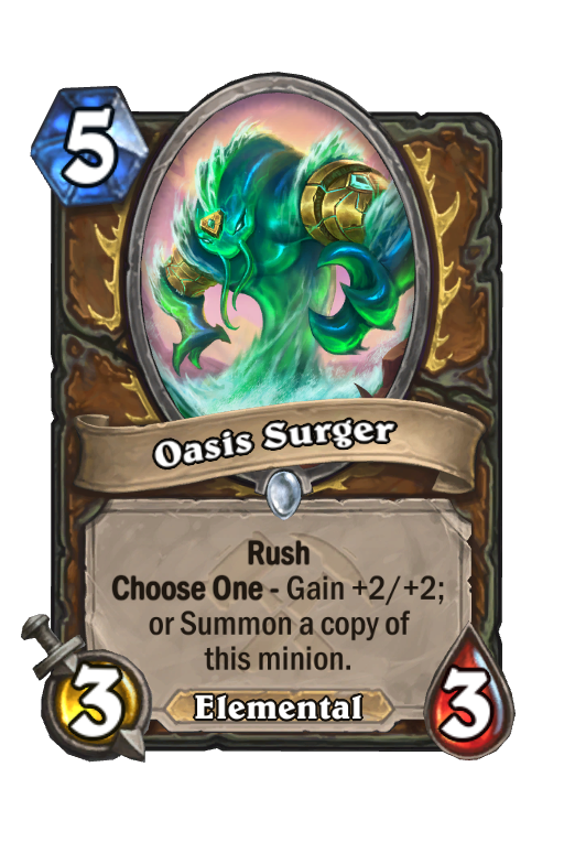 Oasis Surger Hearthstone kártya