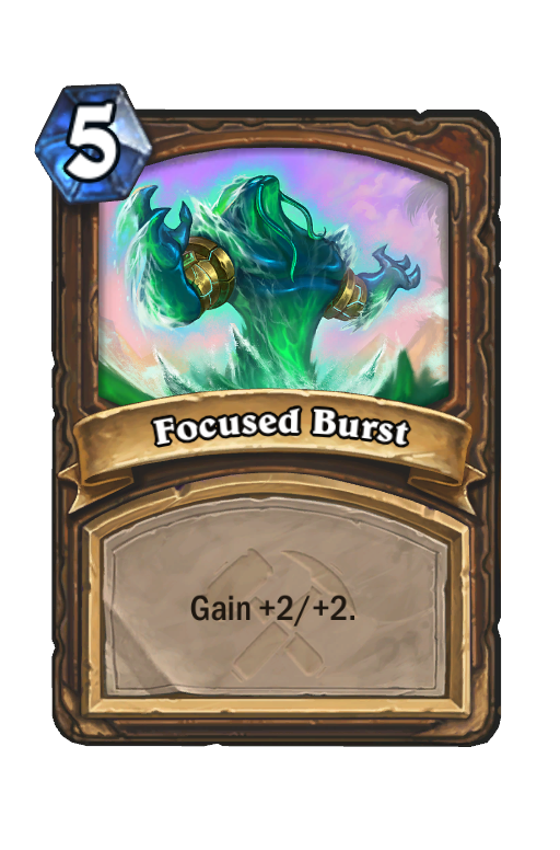 Focused Burst Hearthstone kártya
