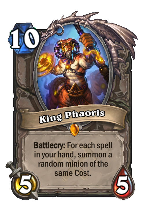 King Phaoris Hearthstone kártya