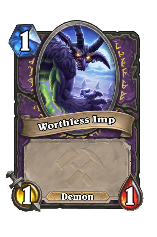 Worthless Imp Hearthstone kártya
