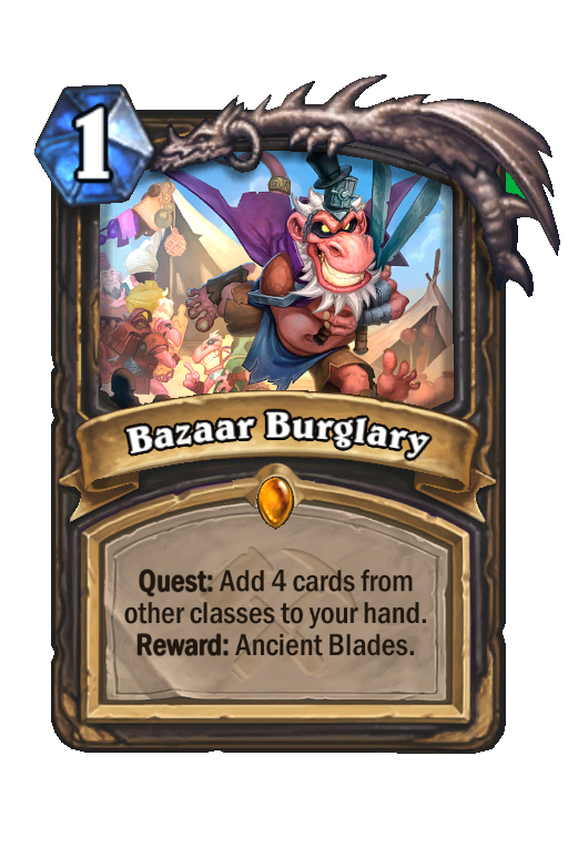 Bazaar Burglary Hearthstone kártya