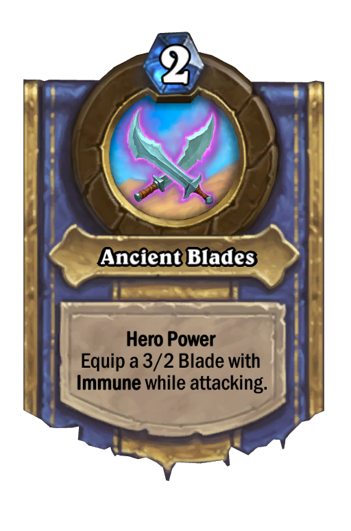 Ancient Blades Hearthstone kártya