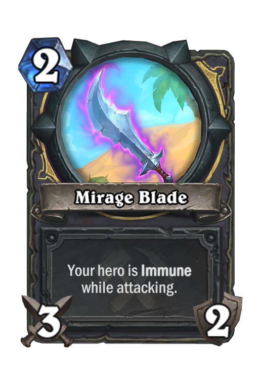 Mirage Blade Hearthstone kártya