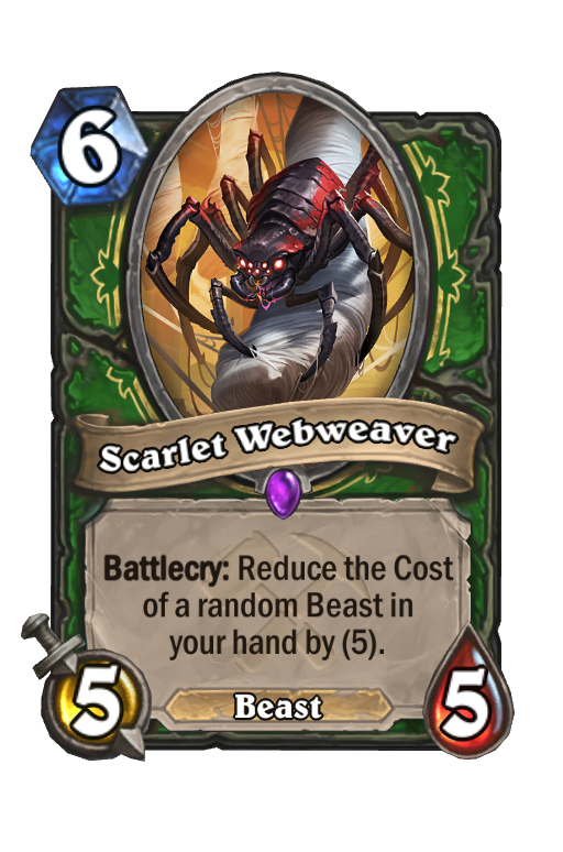 Scarlet Webweaver Hearthstone kártya