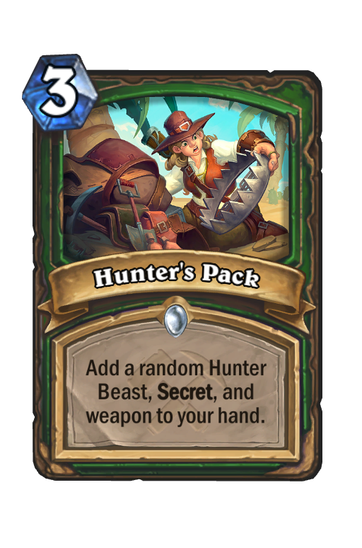 Hunter's Pack Hearthstone kártya