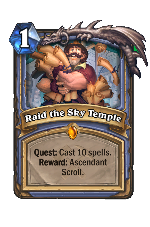 Raid the Sky Temple Hearthstone kártya