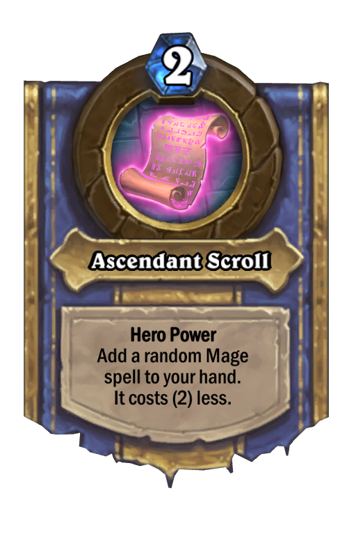 Ascendant Scroll Hearthstone kártya
