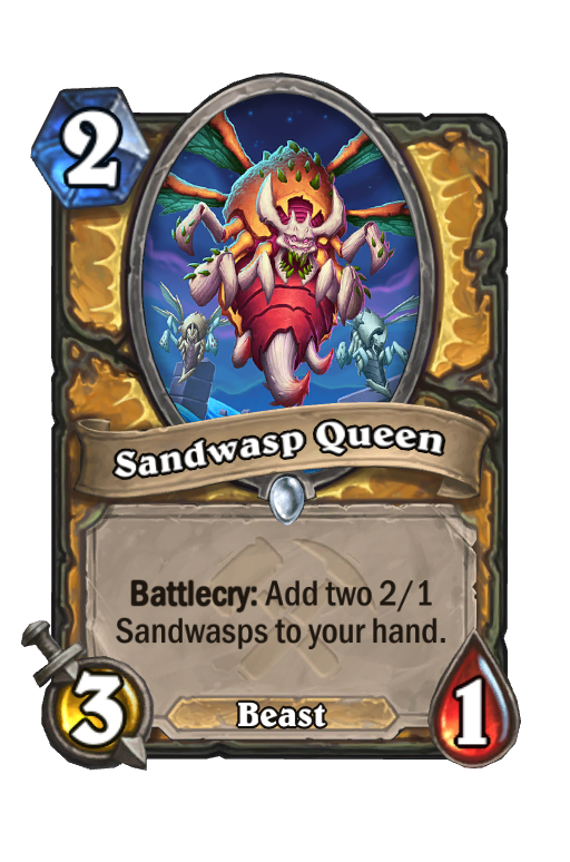 Sandwasp Queen Hearthstone kártya