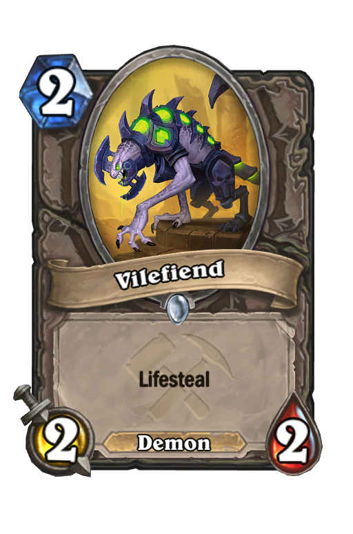 Vilefiend Hearthstone kártya