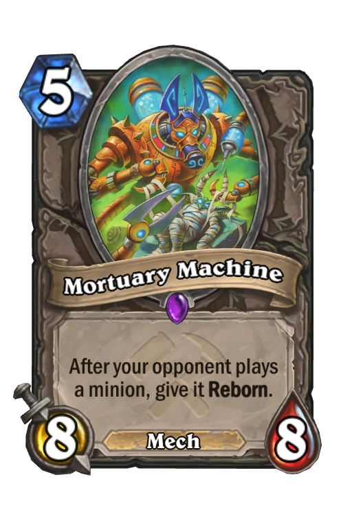 Mortuary Machine Hearthstone kártya