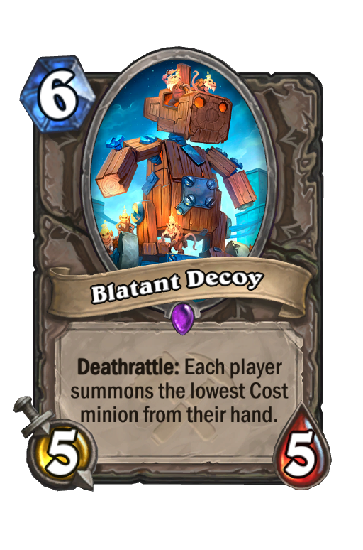 Blatant Decoy Hearthstone kártya