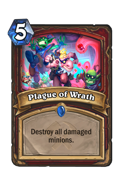 Plague of Wrath Hearthstone kártya