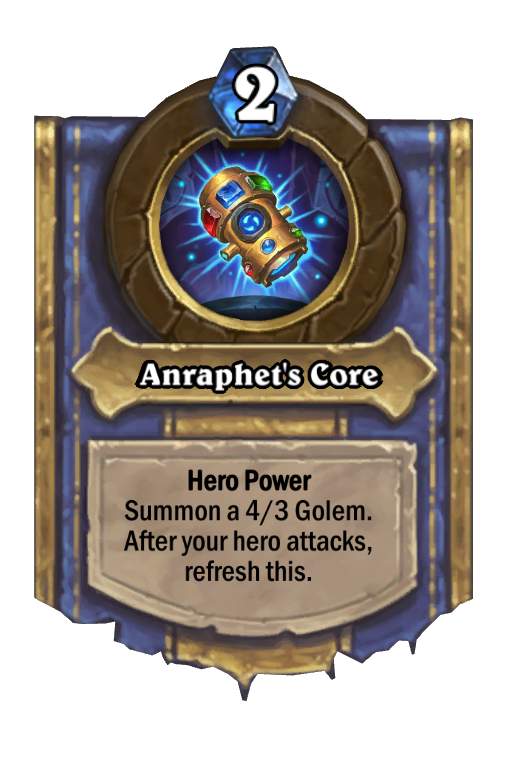 Anraphet's Core Hearthstone kártya