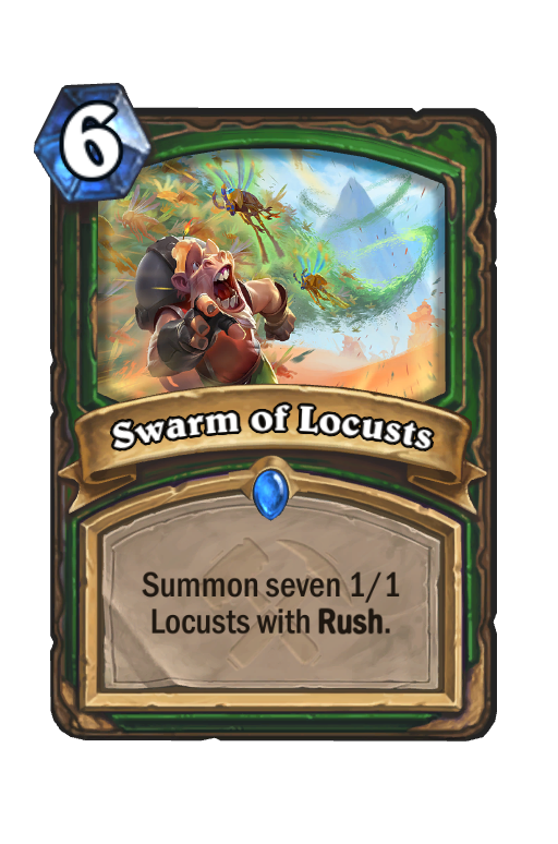 Swarm of Locusts Hearthstone kártya