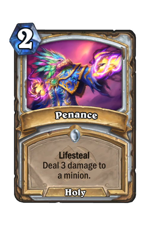 Penance Hearthstone kártya