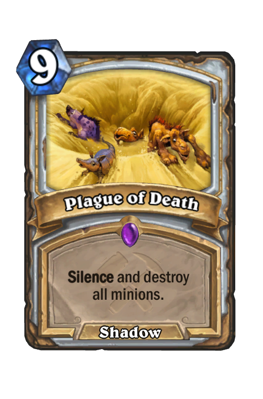 Plague of Death Hearthstone kártya