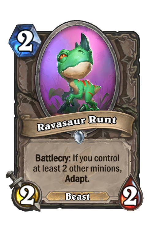 Ravasaur Runt Hearthstone kártya