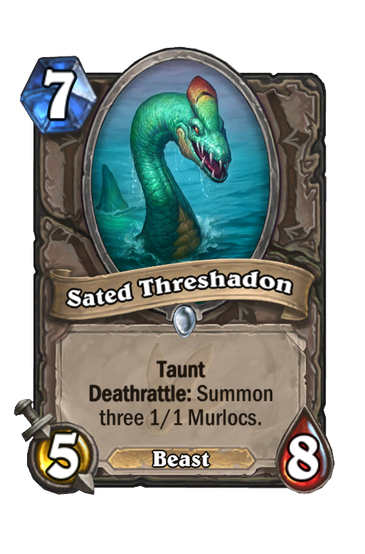 Sated Threshadon Hearthstone kártya