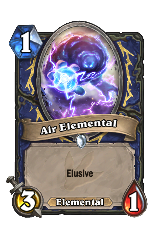 Air Elemental Hearthstone kártya