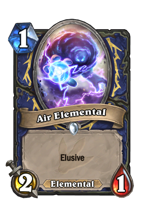 Air Elemental Hearthstone kártya