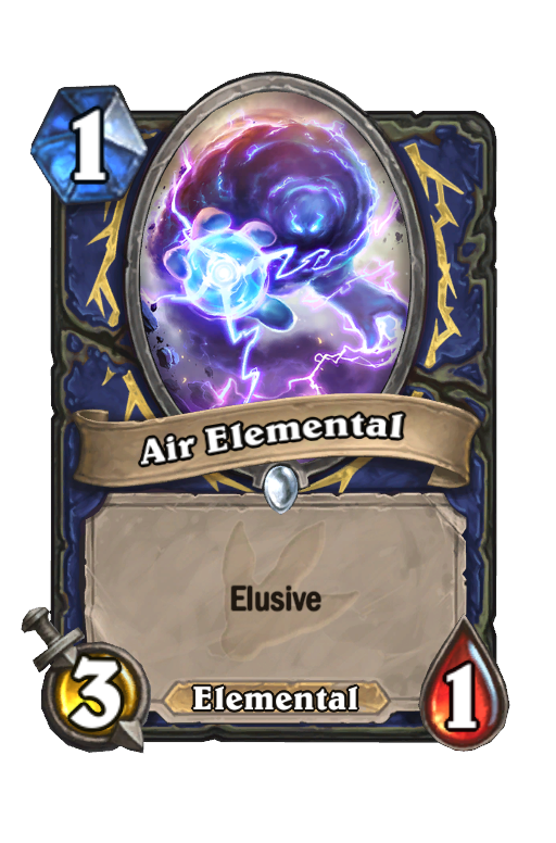 Air Elemental Hearthstone kártya
