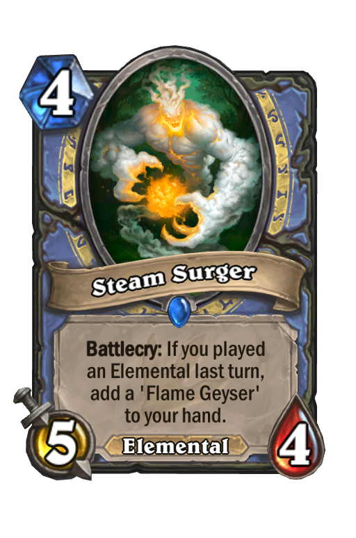 Steam Surger Hearthstone kártya