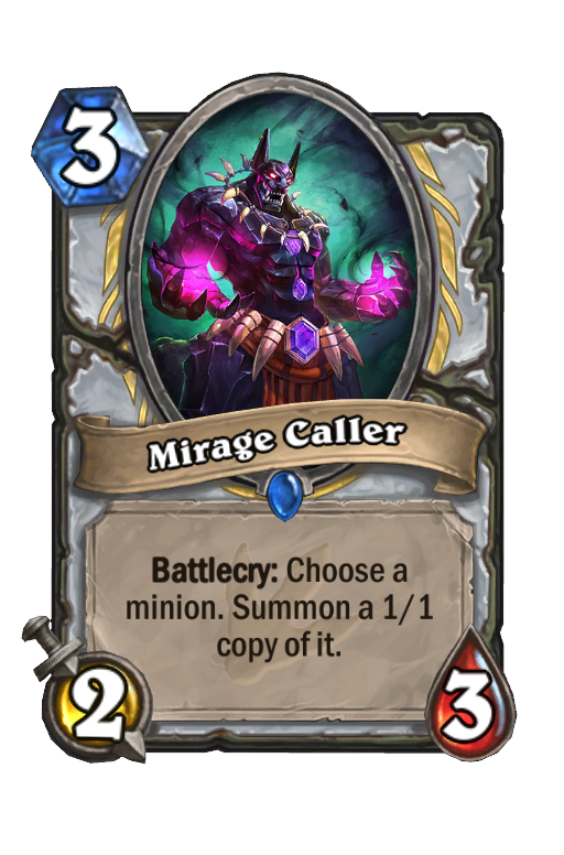 Mirage Caller Hearthstone kártya