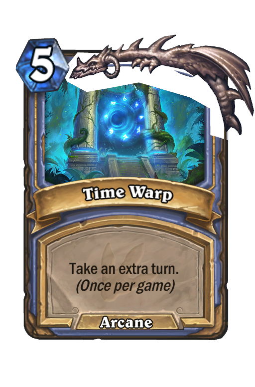 Time Warp Hearthstone kártya