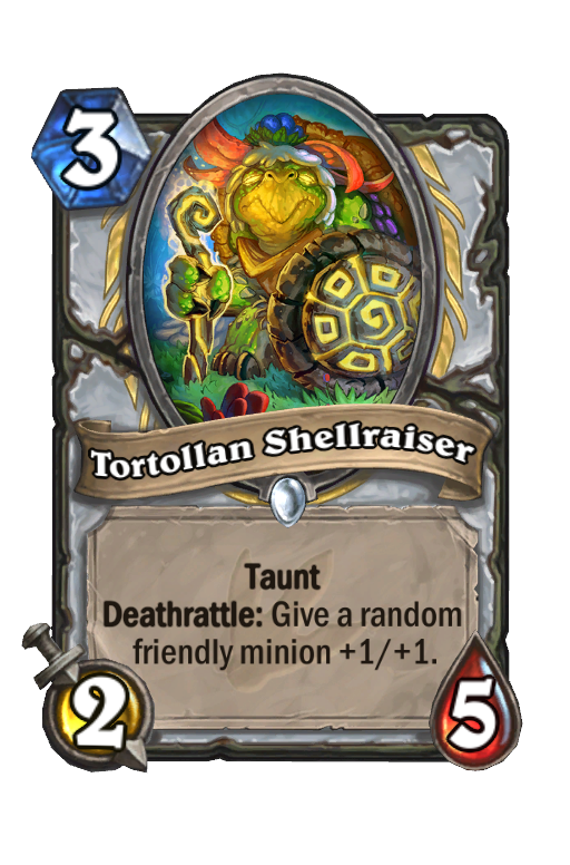 Tortollan Shellraiser Hearthstone kártya