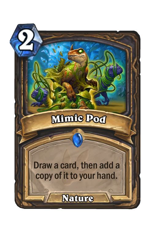 Mimic Pod Hearthstone kártya