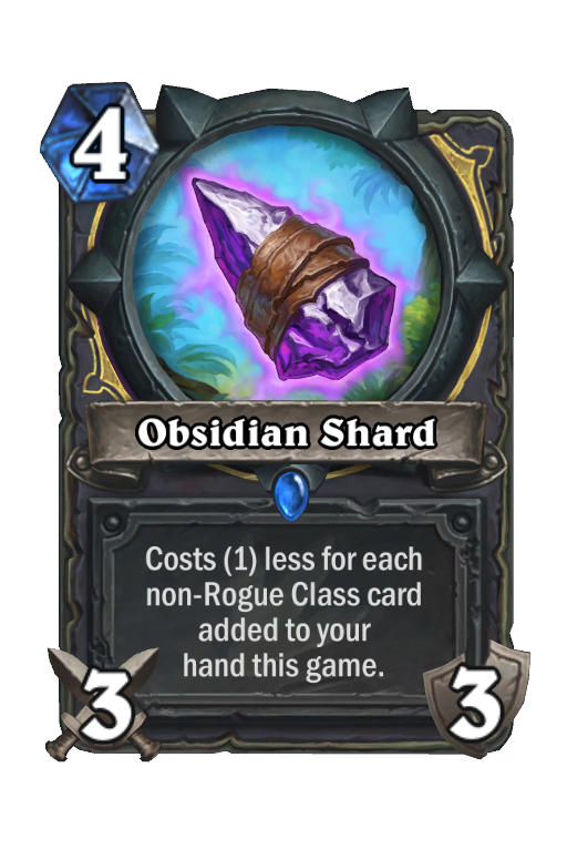 Obsidian Shard Hearthstone kártya