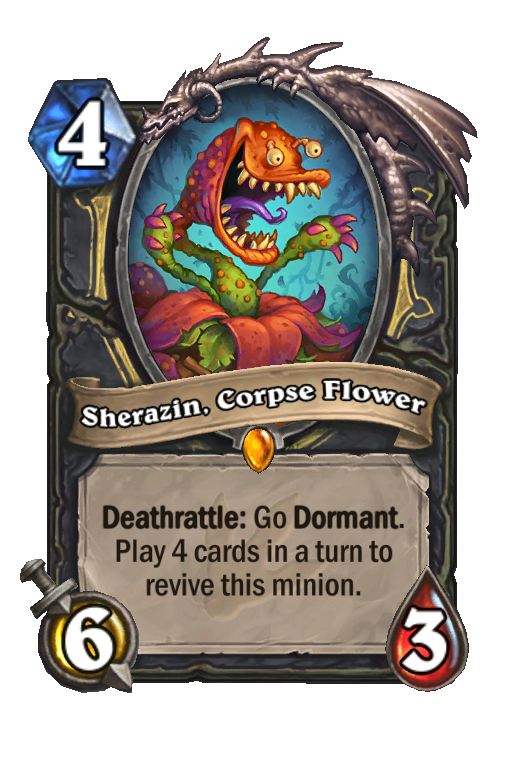 Sherazin, Corpse Flower Hearthstone kártya
