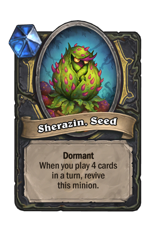 Sherazin, Seed Hearthstone kártya