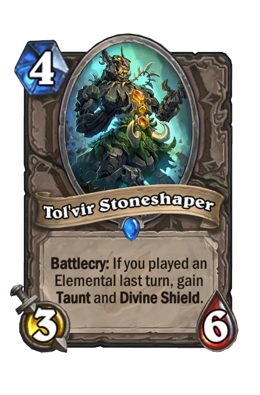 Tol'vir Stoneshaper Hearthstone kártya
