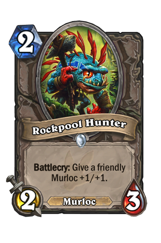 Rockpool Hunter Hearthstone kártya