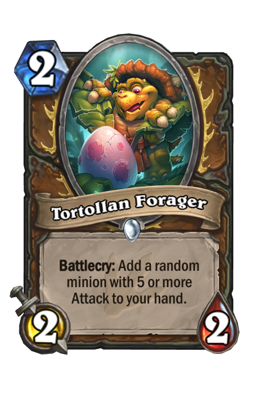 Tortollan Forager Hearthstone kártya