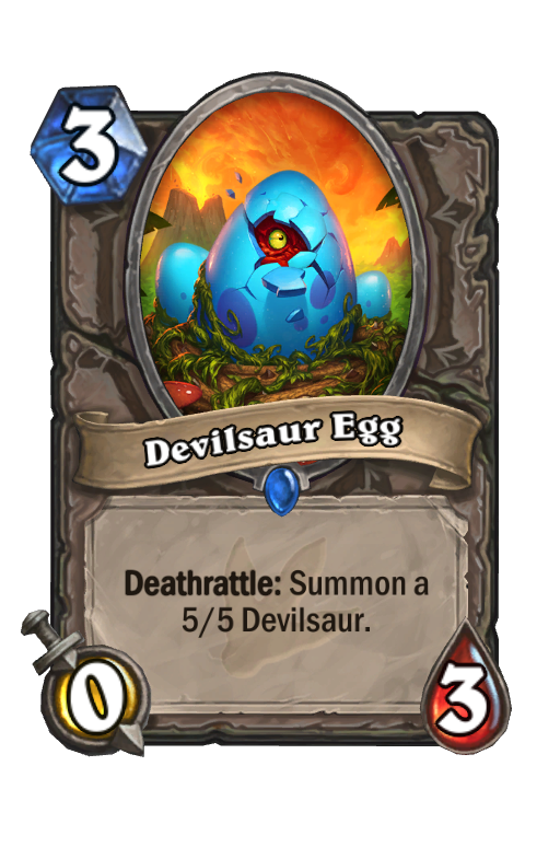 Devilsaur Egg Hearthstone kártya