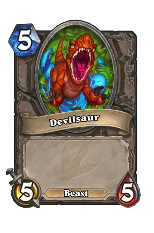 Devilsaur Hearthstone kártya