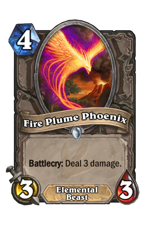 Fire Plume Phoenix Hearthstone kártya