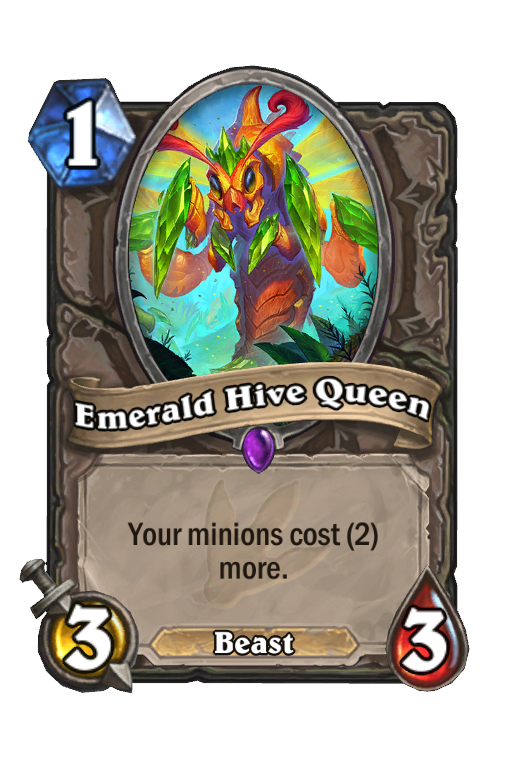Emerald Hive Queen Hearthstone kártya