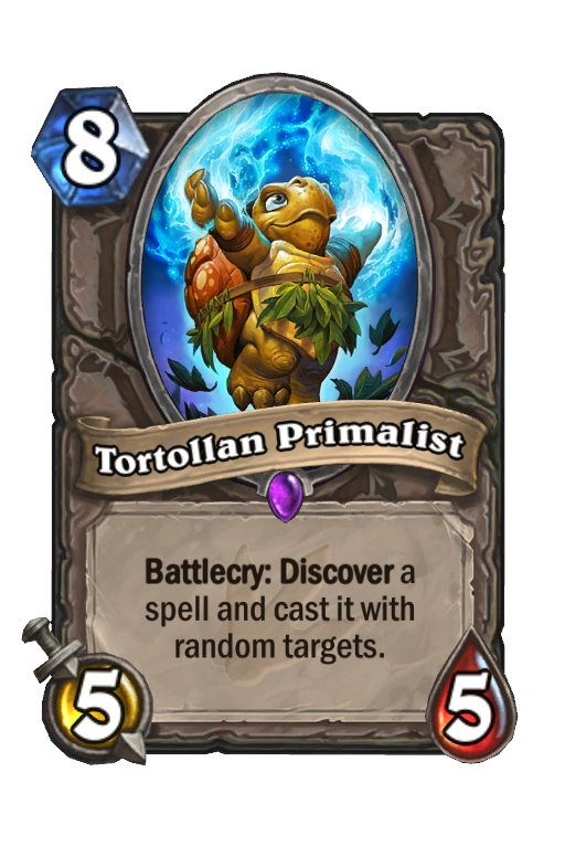 Tortollan Primalist Hearthstone kártya