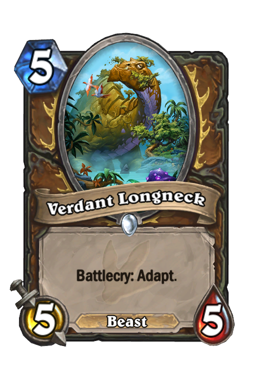 Verdant Longneck Hearthstone kártya