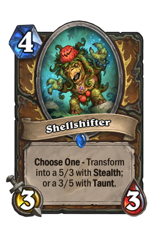 Shellshifter Hearthstone kártya