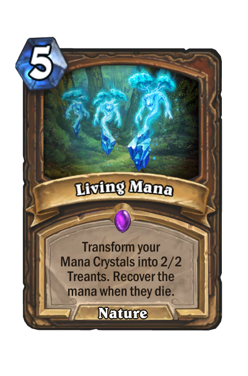 Living Mana Hearthstone kártya