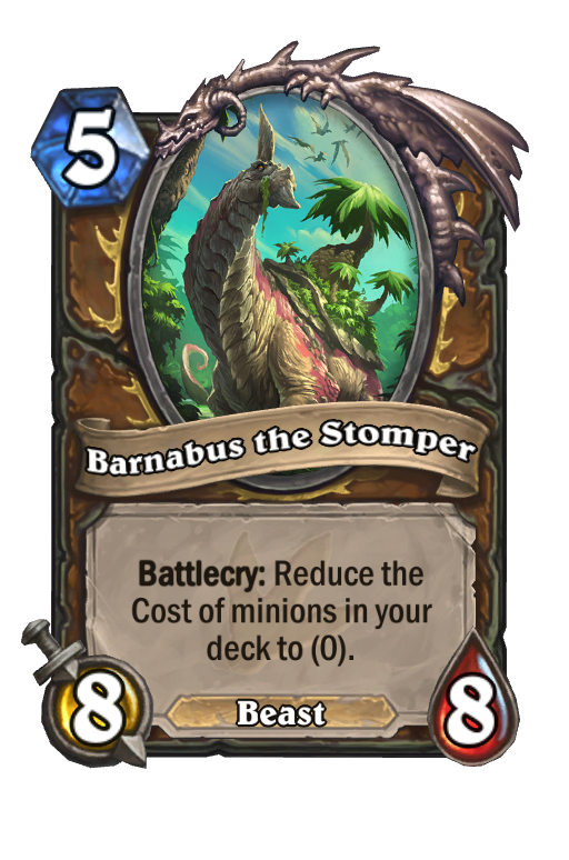 Barnabus the Stomper Hearthstone kártya