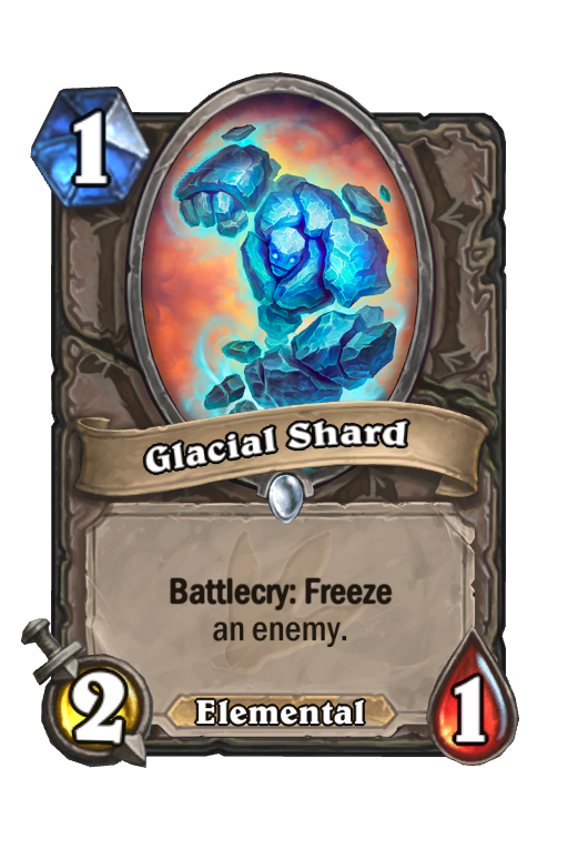 Glacial Shard Hearthstone kártya