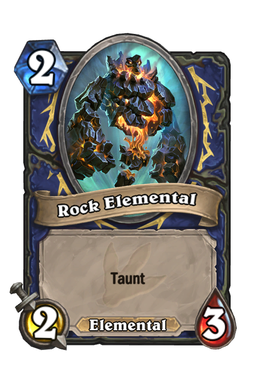 Rock Elemental Hearthstone kártya