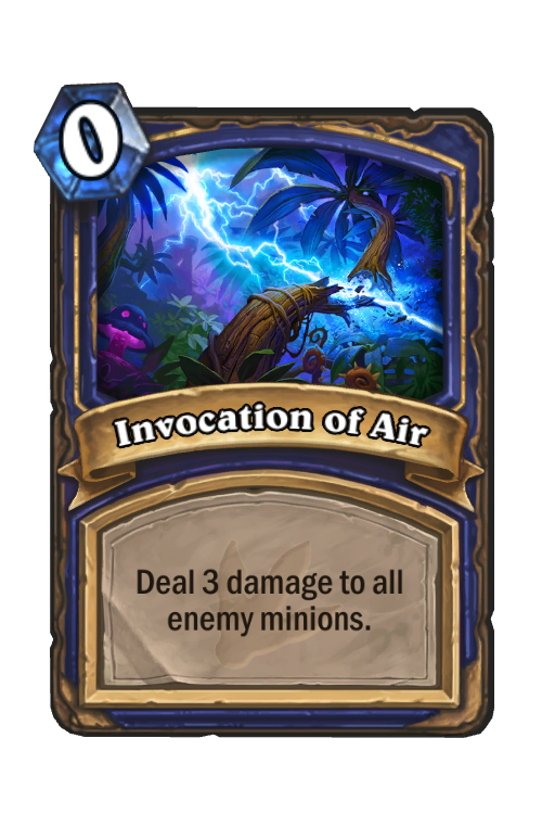 Invocation of Air Hearthstone kártya